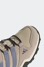 adidas Brown Kids Terrex AX2R Hook-and-Loop Hiking Trainers - Image 8 of 9