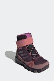 adidas Red Terrex Snow Hook-And-Loop Cold.Rdy Winter Boots - Image 3 of 9