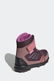 adidas Red Terrex Snow Hook-And-Loop Cold.Rdy Winter Boots - Image 4 of 9