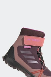 adidas Red Terrex Snow Hook-And-Loop Cold.Rdy Winter Boots - Image 8 of 9