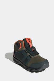 adidas Green Terrex Boa Mid Rain Hiking Boots - Image 3 of 9