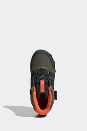 adidas Green Terrex Boa Mid Rain Hiking Boots - Image 6 of 9