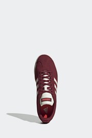 adidas Red Sportswear VL Court Trainers - Image 8 of 11