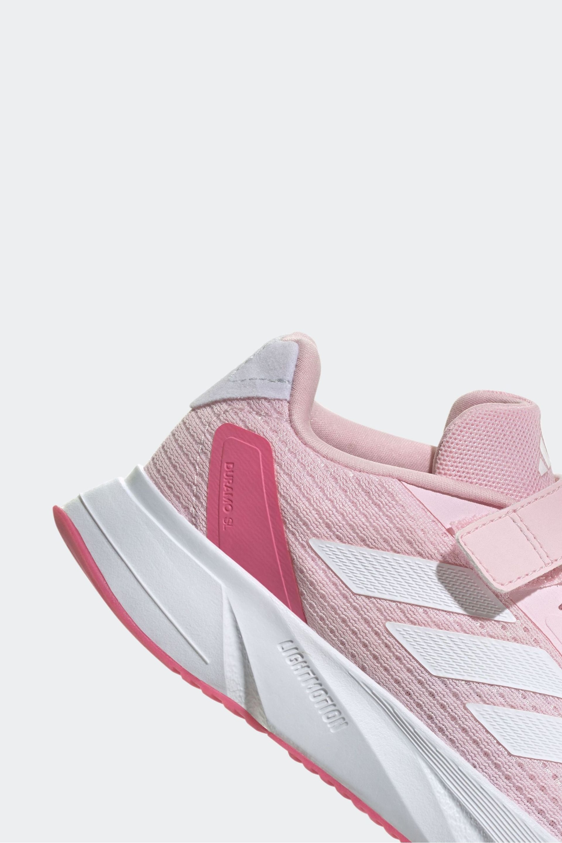 adidas Pink Kids Duramo SL Trainers - Image 7 of 8