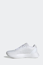 adidas Off White Duramo Running Shoes - Image 3 of 10
