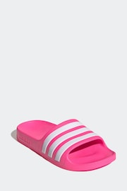 adidas Pink Adilette Aqua Kids Sandals - Image 2 of 6