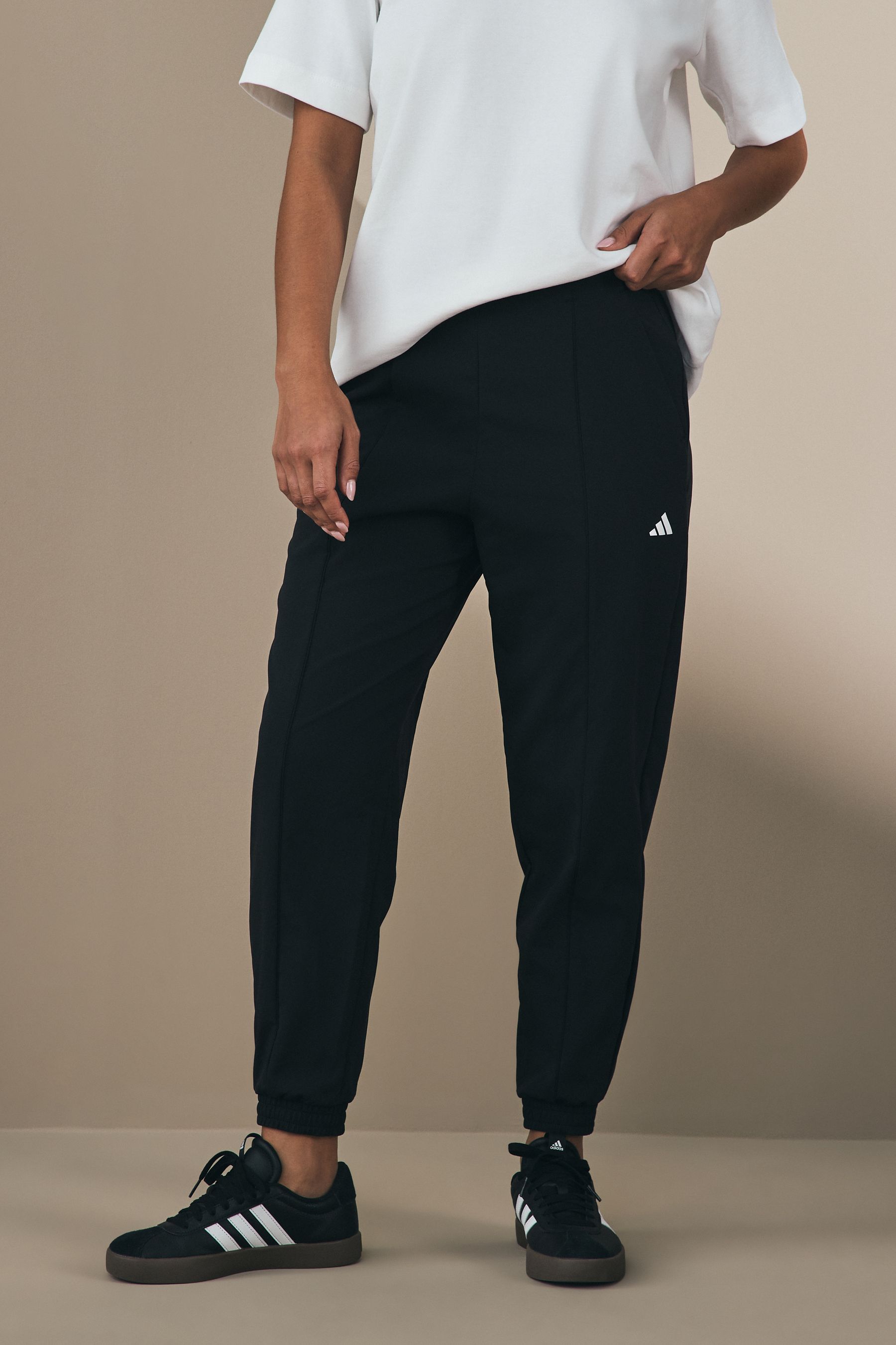 Buy adidas Black Train Essential Joggers from Next Canada