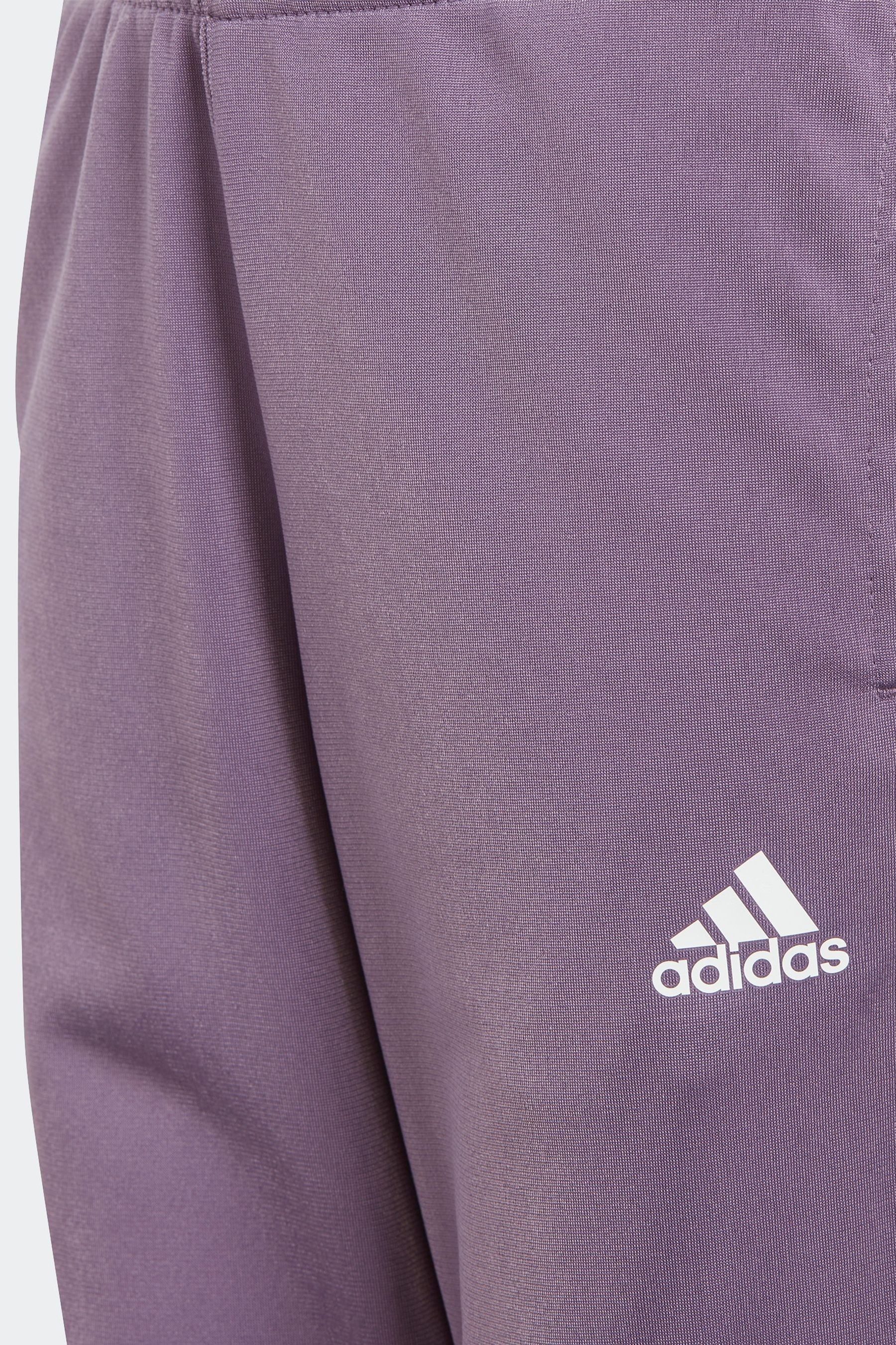 Buy adidas Pink 3 Stripe Shiny Tracksuit from Next Netherlands