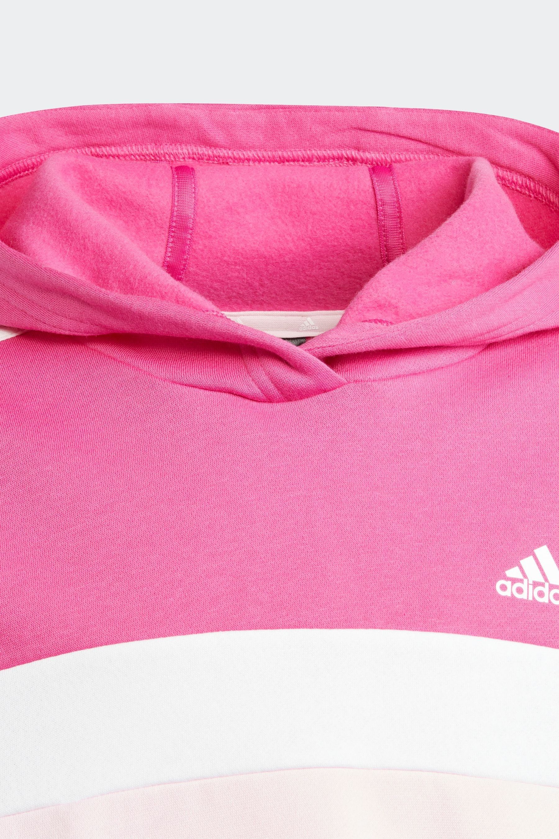 Buy adidas Pink Kids Sportswear Tiberio 3 Stripes Colorblock Fleece Leggings Set from Next USA