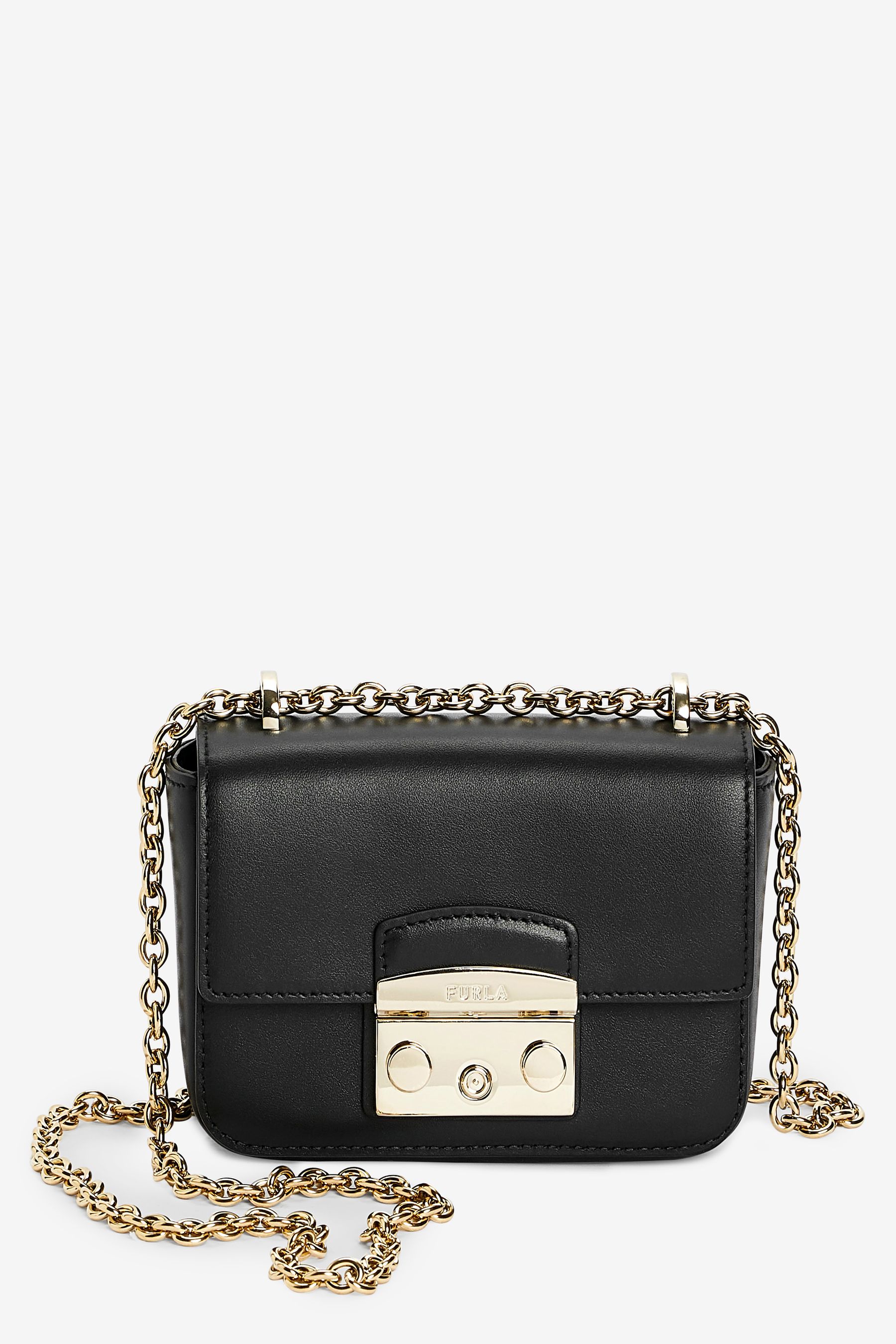 Black furla purse clearance