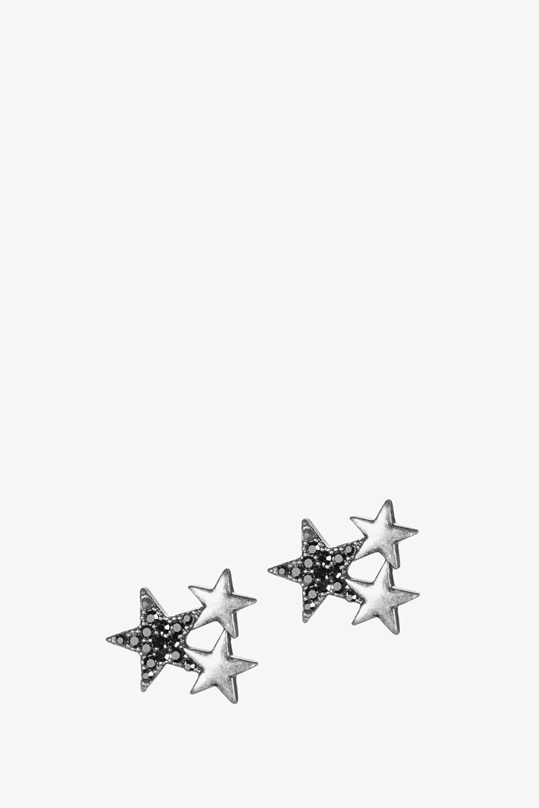 Buy Mint Velvet Silver Tone Star Stud Earrings from Next Luxembourg