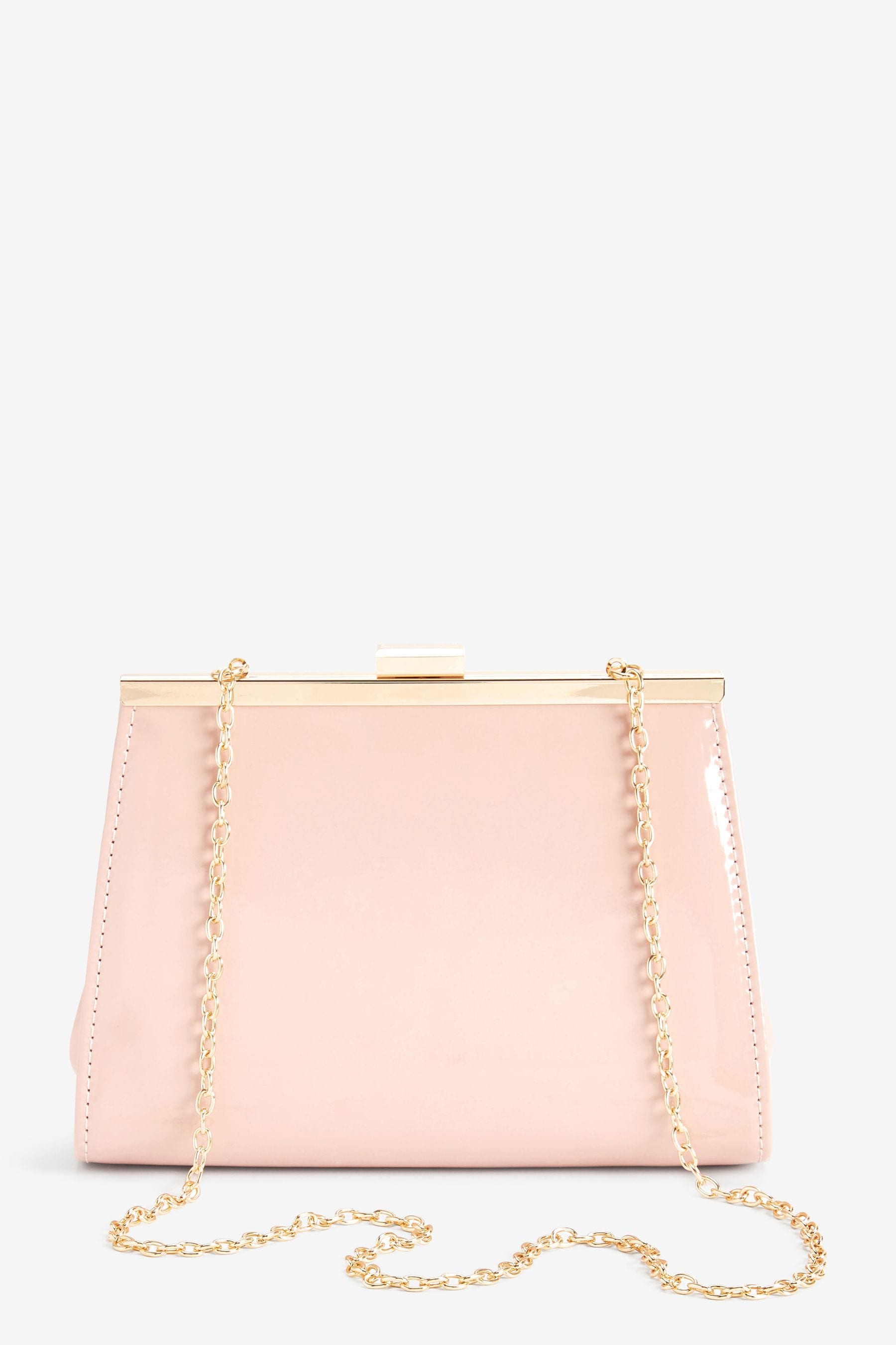 Next nude clutch bag on sale