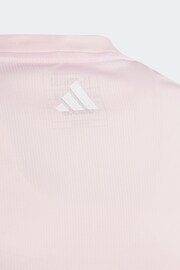 adidas Pink Regular Fit Sportswear Essentials Aeroready Logo T-Shirt - Image 5 of 6