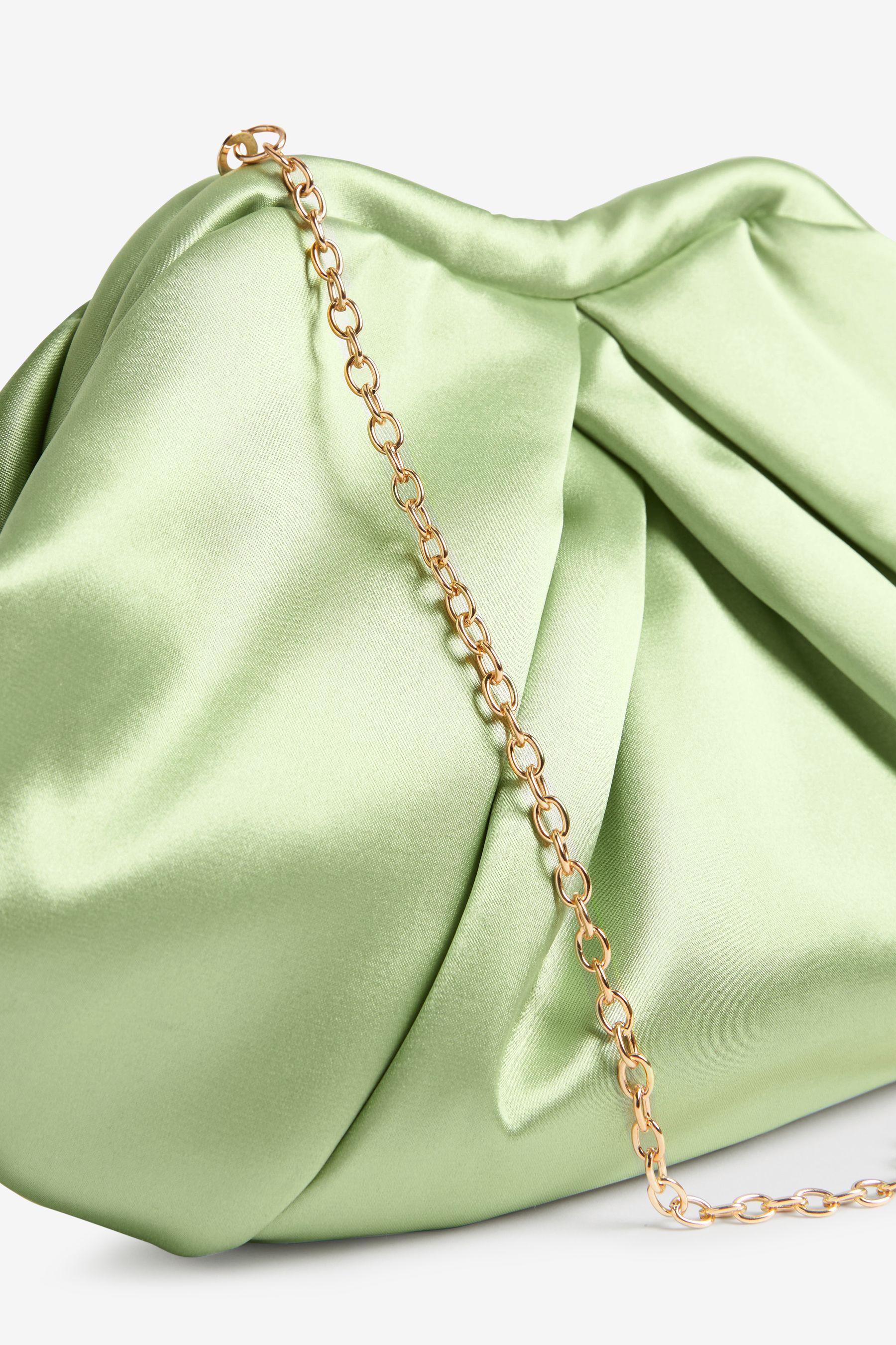 New look green clutch bag top