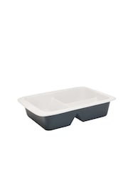 Luxe White 30Cm Rectangular Divided Dish - Image 2 of 3
