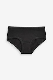 Black Elastic Trim Hipster Briefs 10 Pack (2-16yrs) - Image 2 of 3