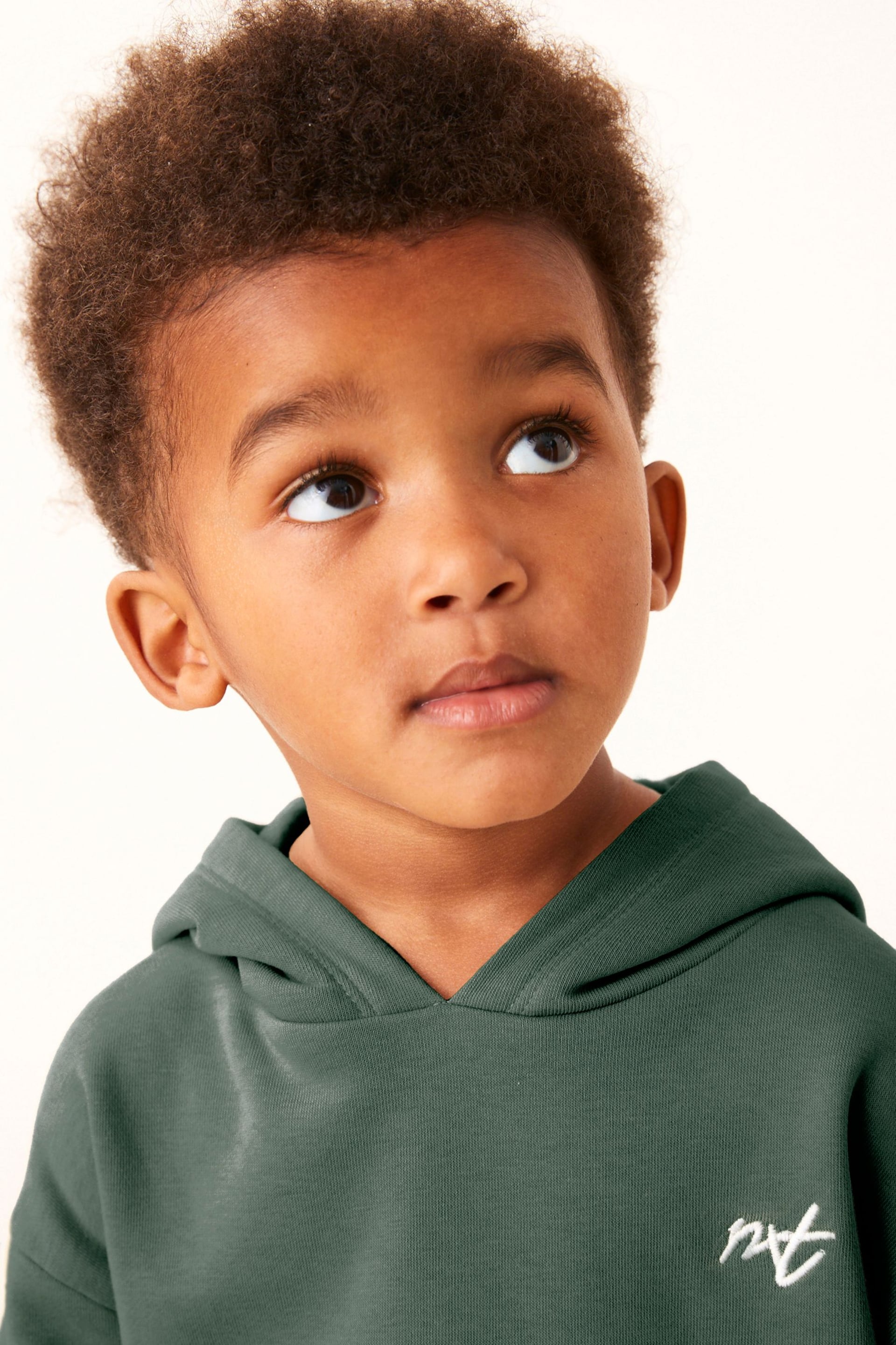 Dark Green Hoodie and Joggers Utility (3mths-7yrs) - Image 4 of 8