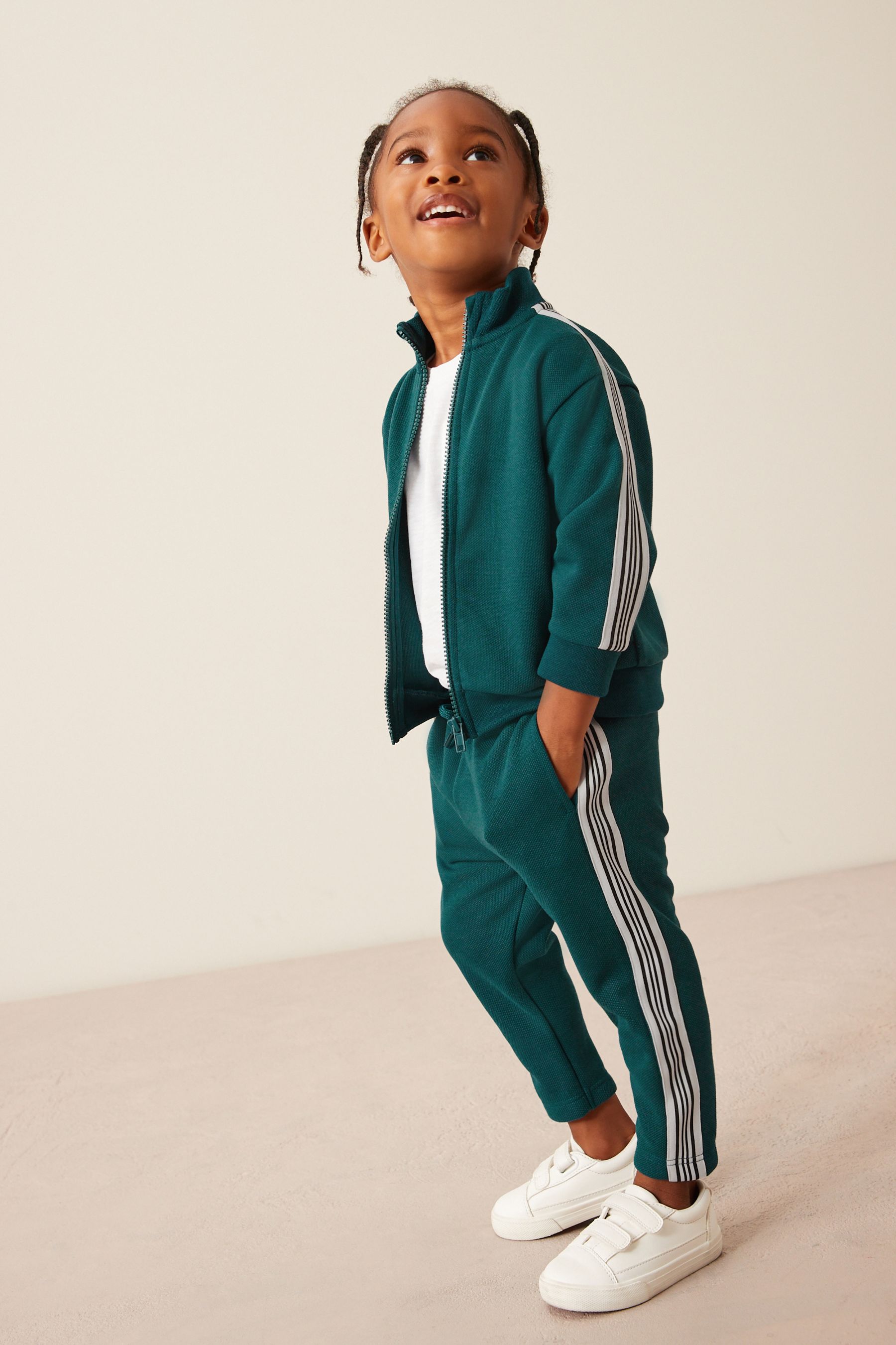 Buy Dark Green Tracksuit Set 3mths 7yrs from Next Luxembourg