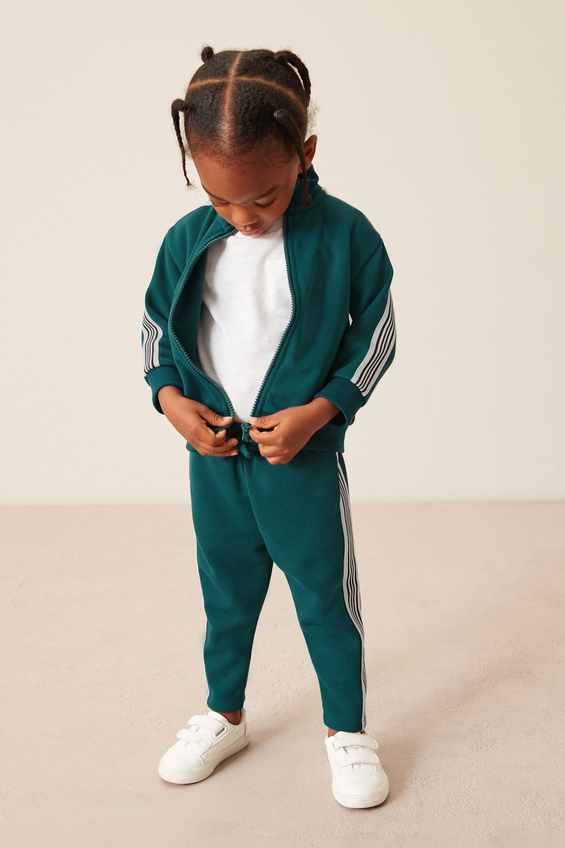 Buy Dark Green Tracksuit Set 3mths 7yrs from Next Luxembourg