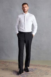 White Signature Canclini Made In Italy Double Cuff Shirt - Image 2 of 5