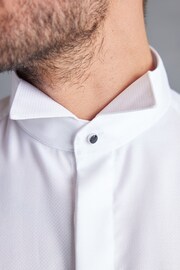 White Signature Canclini Made In Italy Double Cuff Shirt - Image 3 of 5