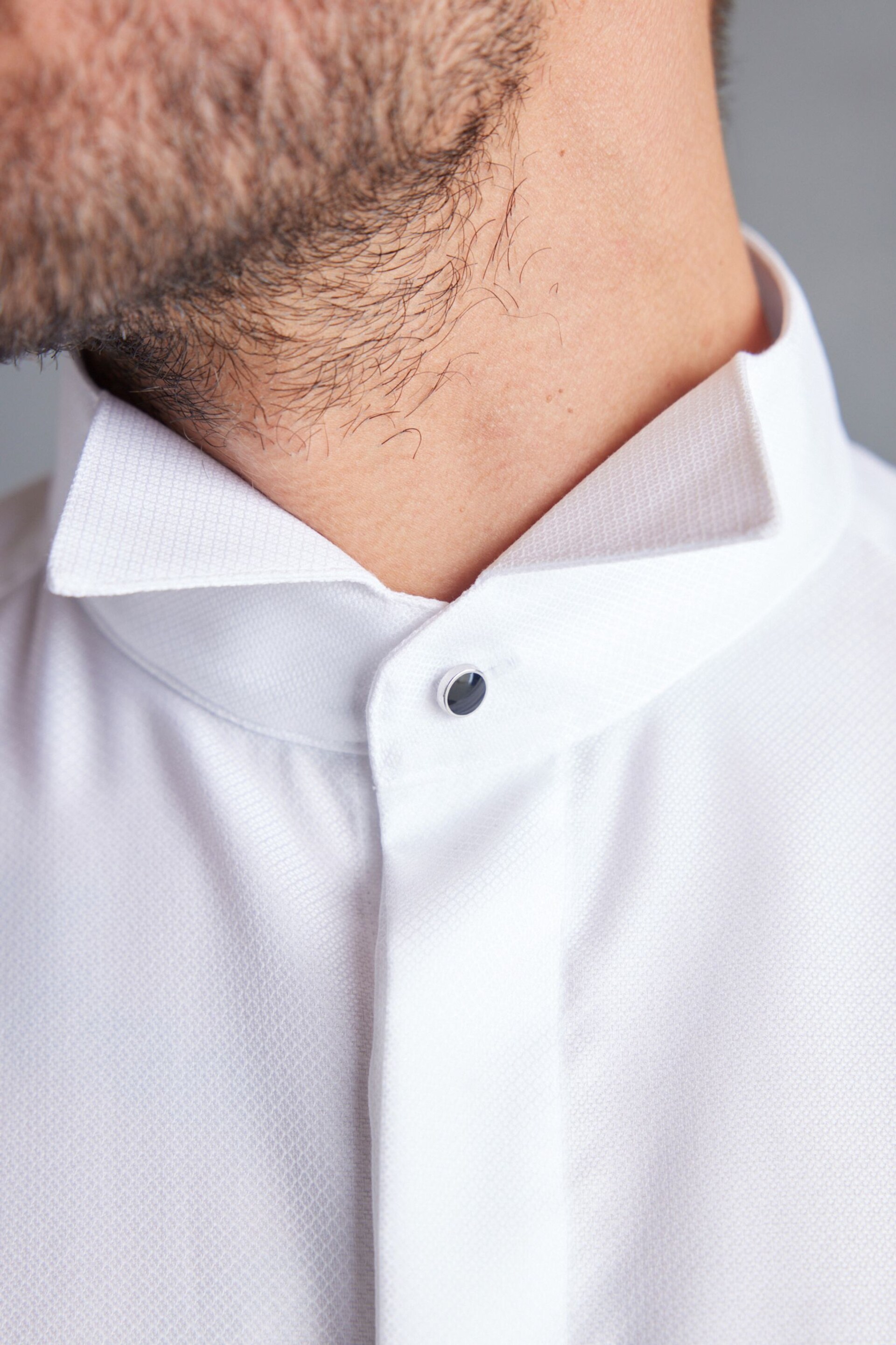 White Signature Canclini Made In Italy Double Cuff Shirt - Image 3 of 5