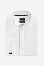 White Signature Canclini Made In Italy Double Cuff Shirt - Image 4 of 5