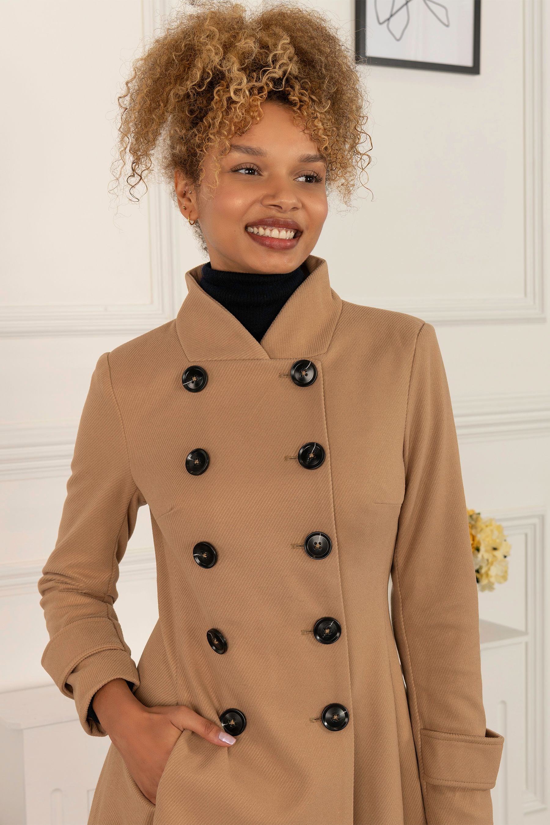 Manteau évasé outlet