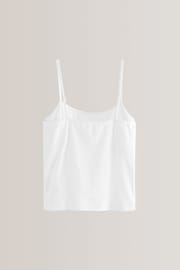 White Cami Vest With Inner Crop Top (9-16yrs) - Image 2 of 4