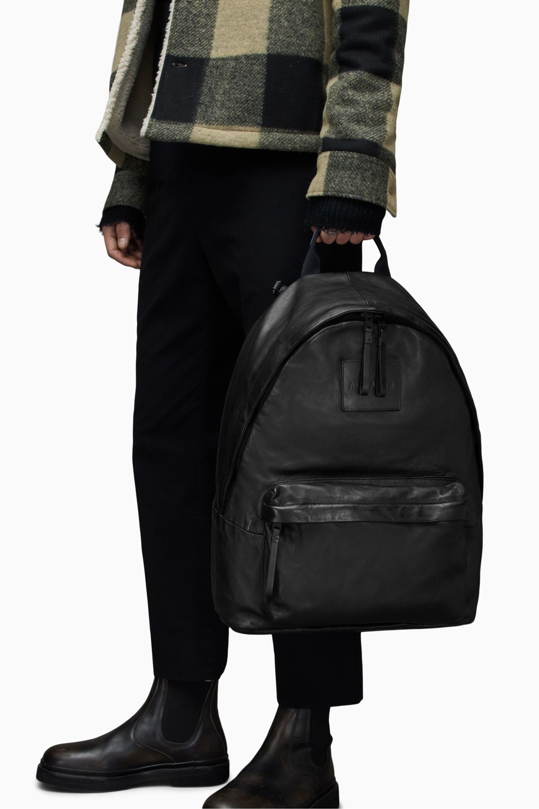 Buy AllSaints Black Carabiner Backpack from Next Luxembourg