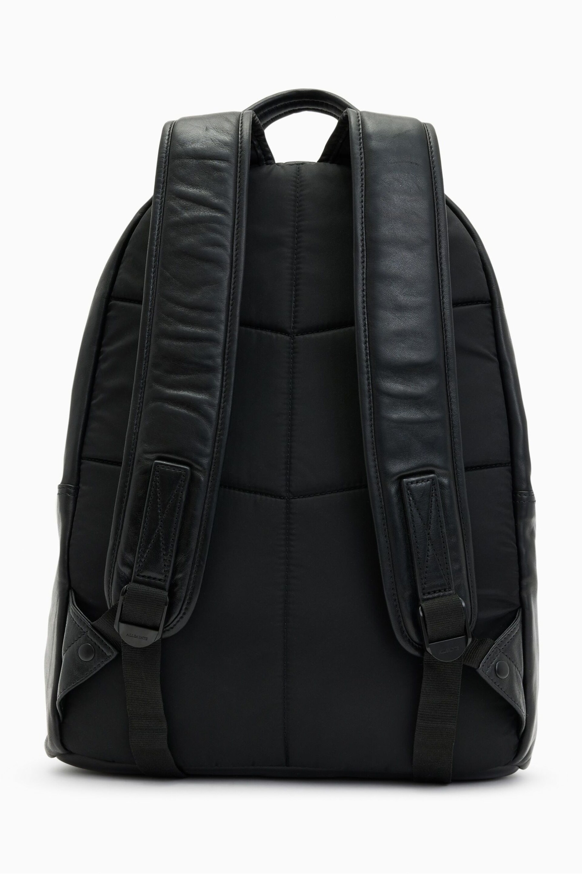 AllSaints Black Carabiner Backpack - Image 3 of 7
