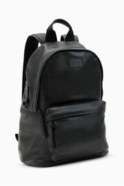 AllSaints Black Carabiner Backpack - Image 4 of 7