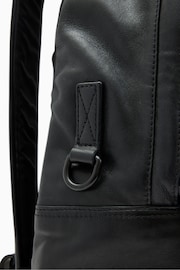 AllSaints Black Carabiner Backpack - Image 6 of 7