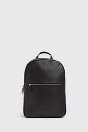 MOSS Black Saffiano Backpack - Image 1 of 4