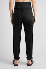 JoJo Maman Bébé Black Slim Boyfriend Maternity Jeans - Image 2 of 4