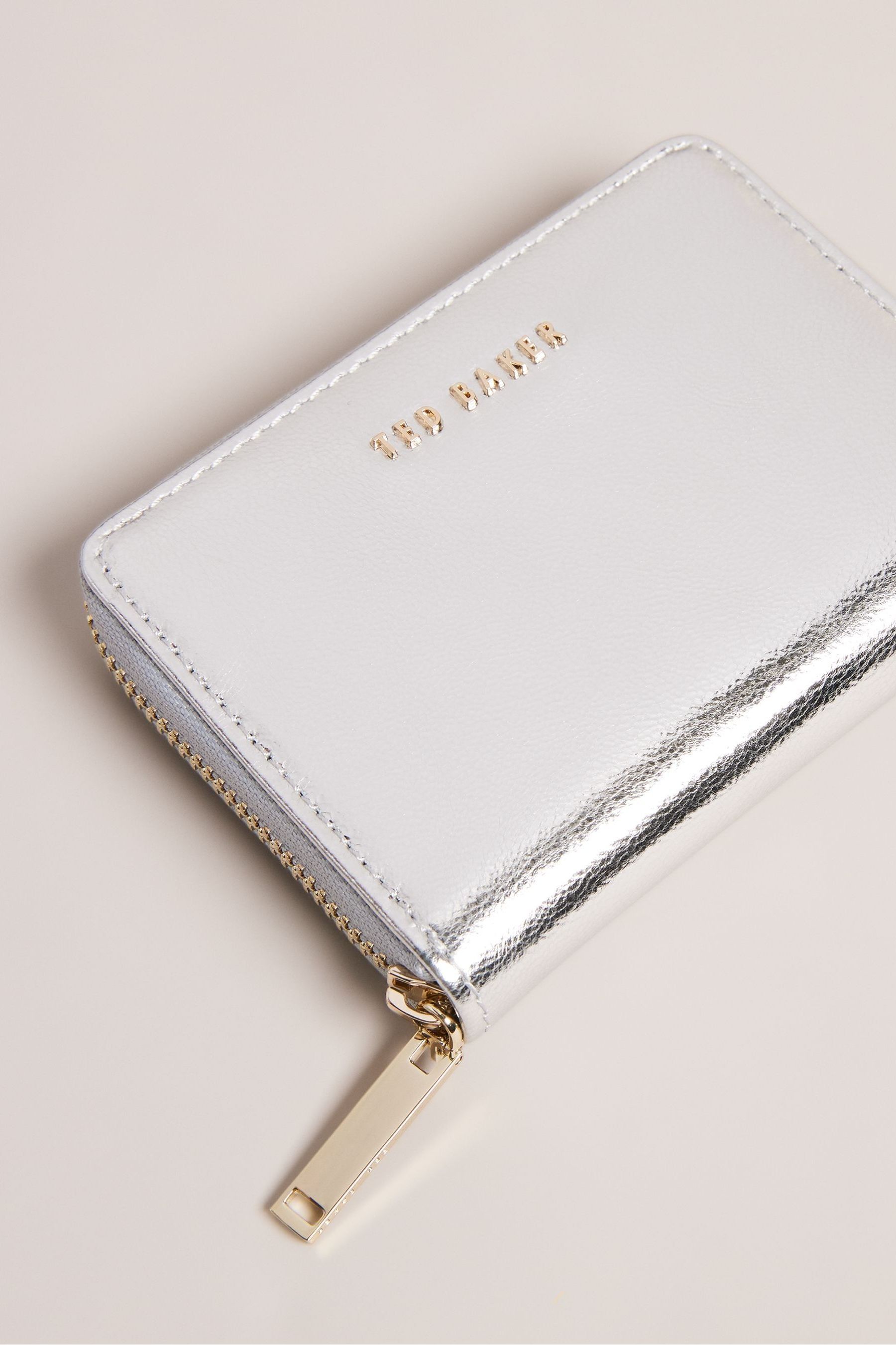 Ted baker silver purse new arrivals