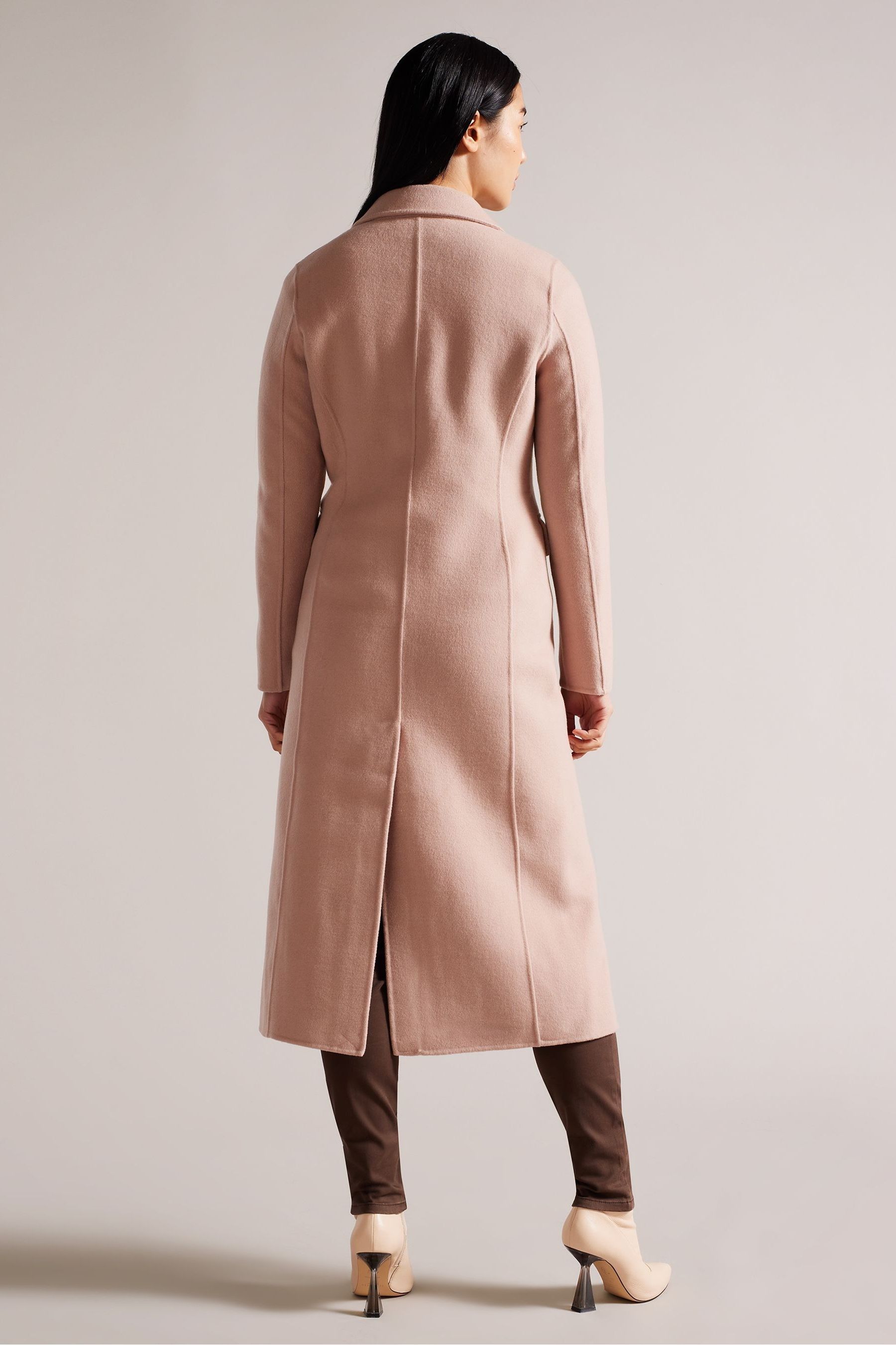 Ted baker dusky pink coat store