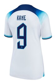 Nike White Kane - 9 England Womens Home Stadium Football Shirt 2022 Womens - Image 3 of 3