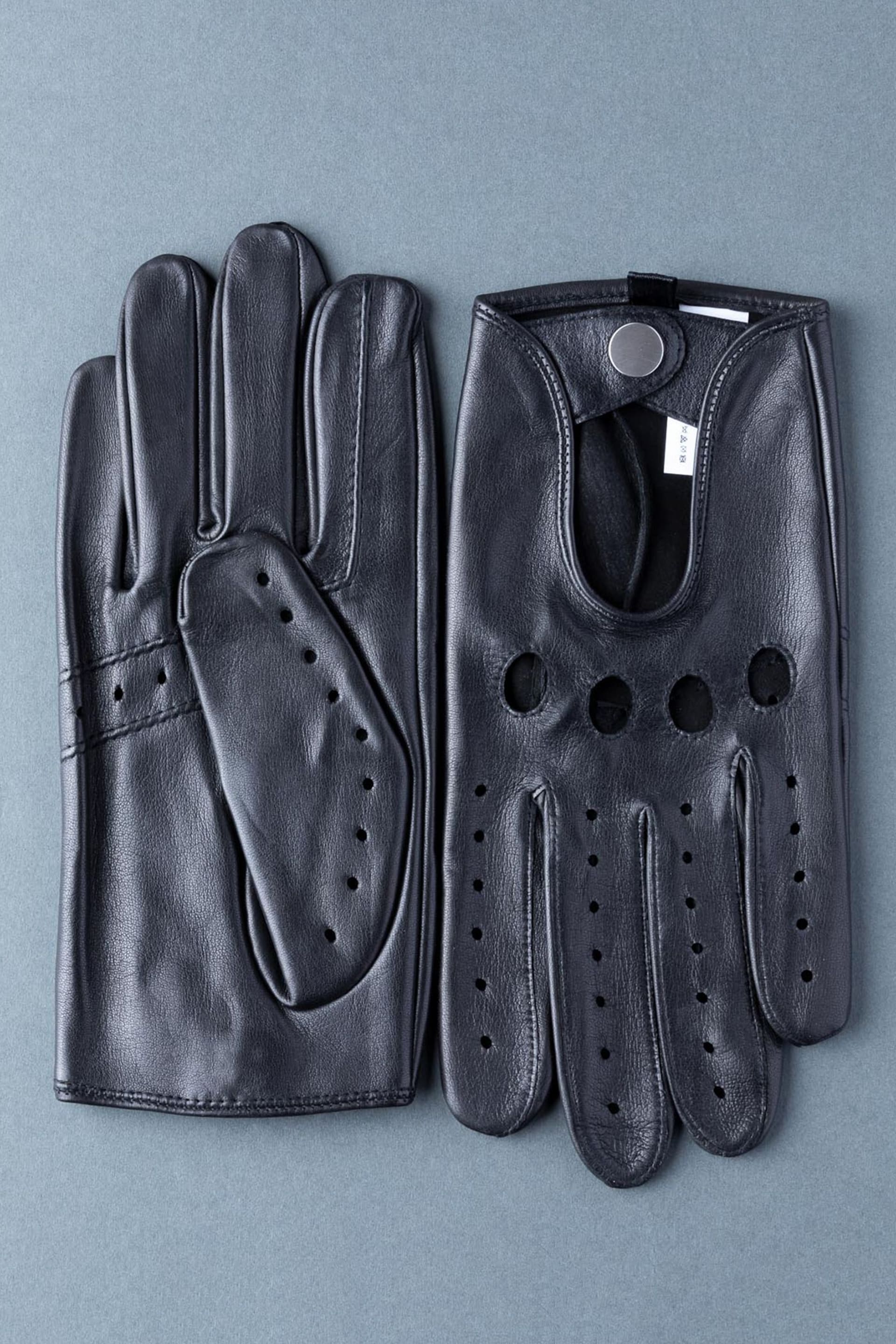 Lakeland Leather Monza Black Leather Driving Gloves - Image 1 of 3