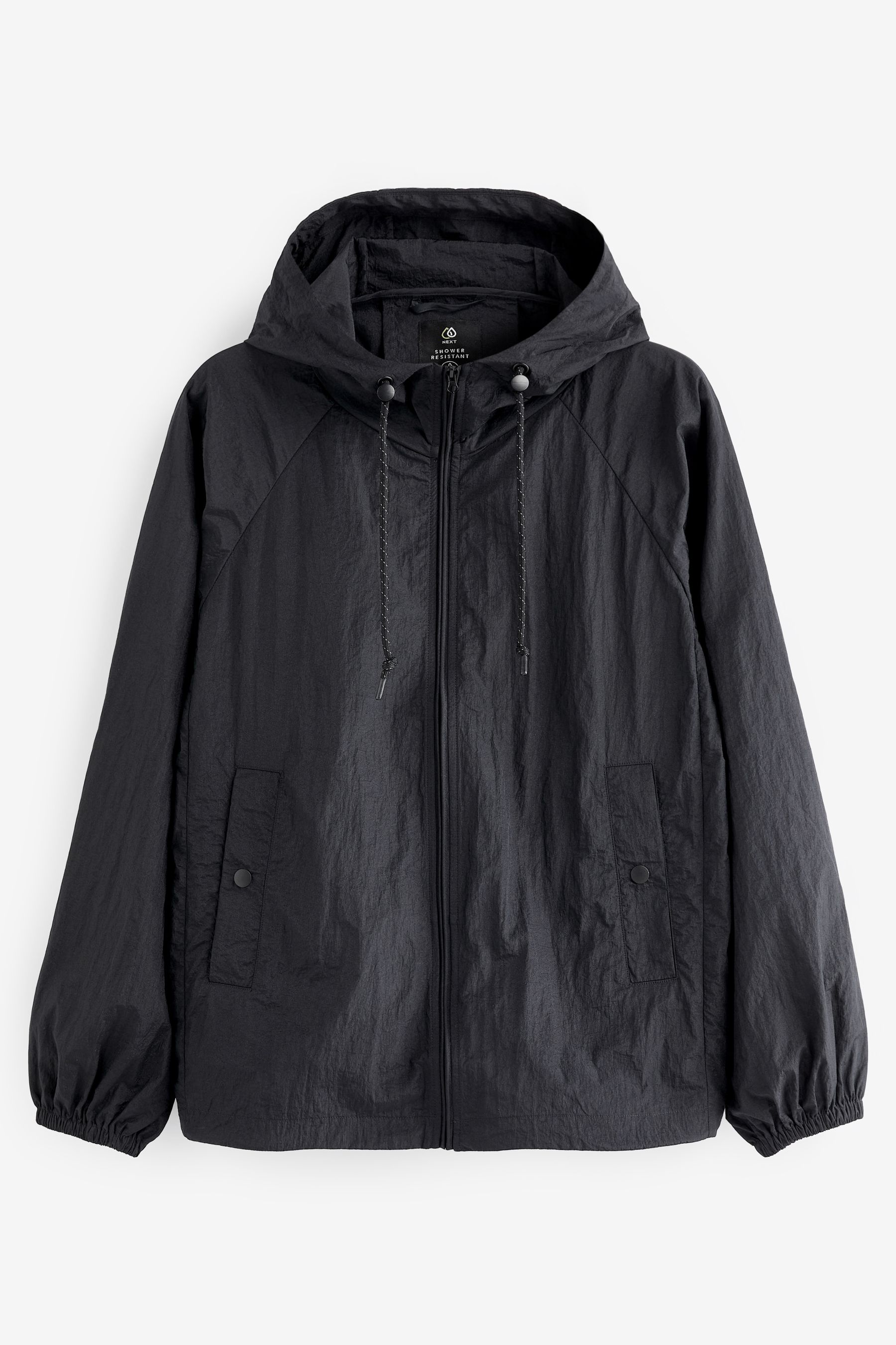 Buy Black Shower Resistant Lightweight Rain Jacket from Next Luxembourg