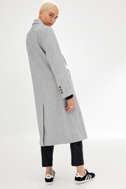 Grey Revere Collar Coat - Image 4 of 7