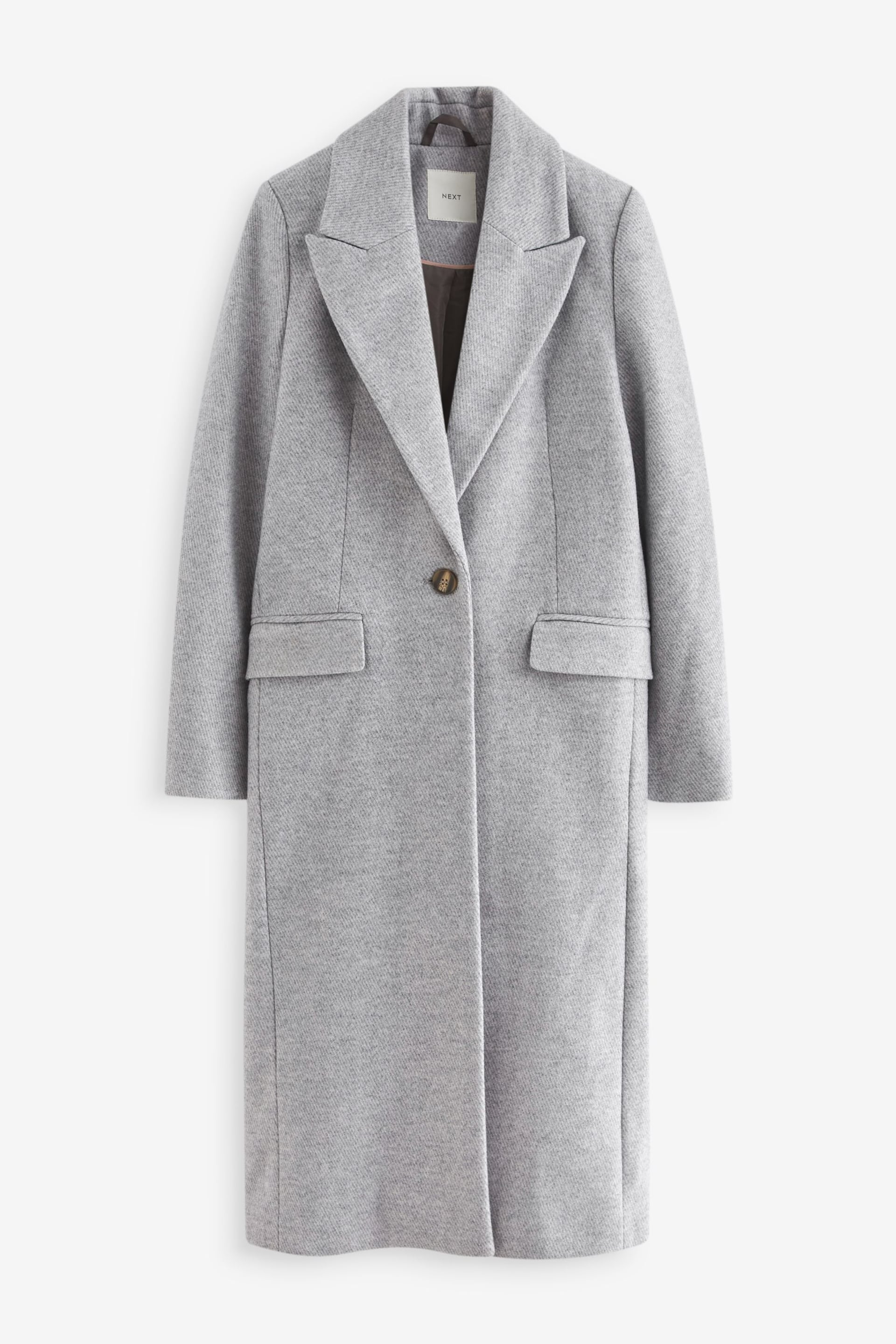 Grey Revere Collar Coat - Image 6 of 7
