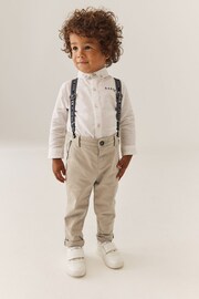 Baker by Ted Baker (3mths-6yrs) Shirt, Braces and Chino Set - Image 1 of 11