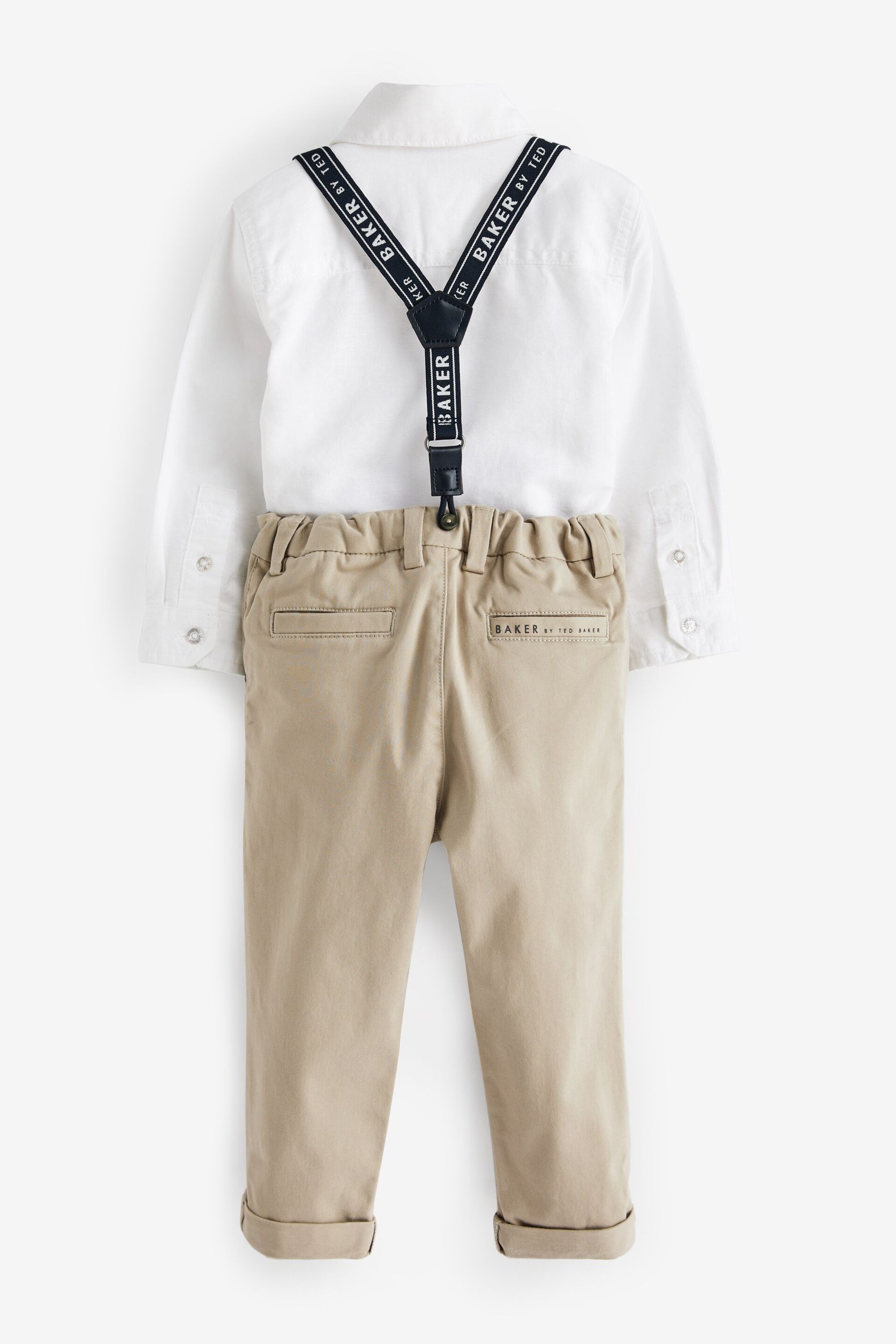 Baker by Ted Baker (3mths-6yrs) Shirt, Braces and Chino Set - Image 3 of 11