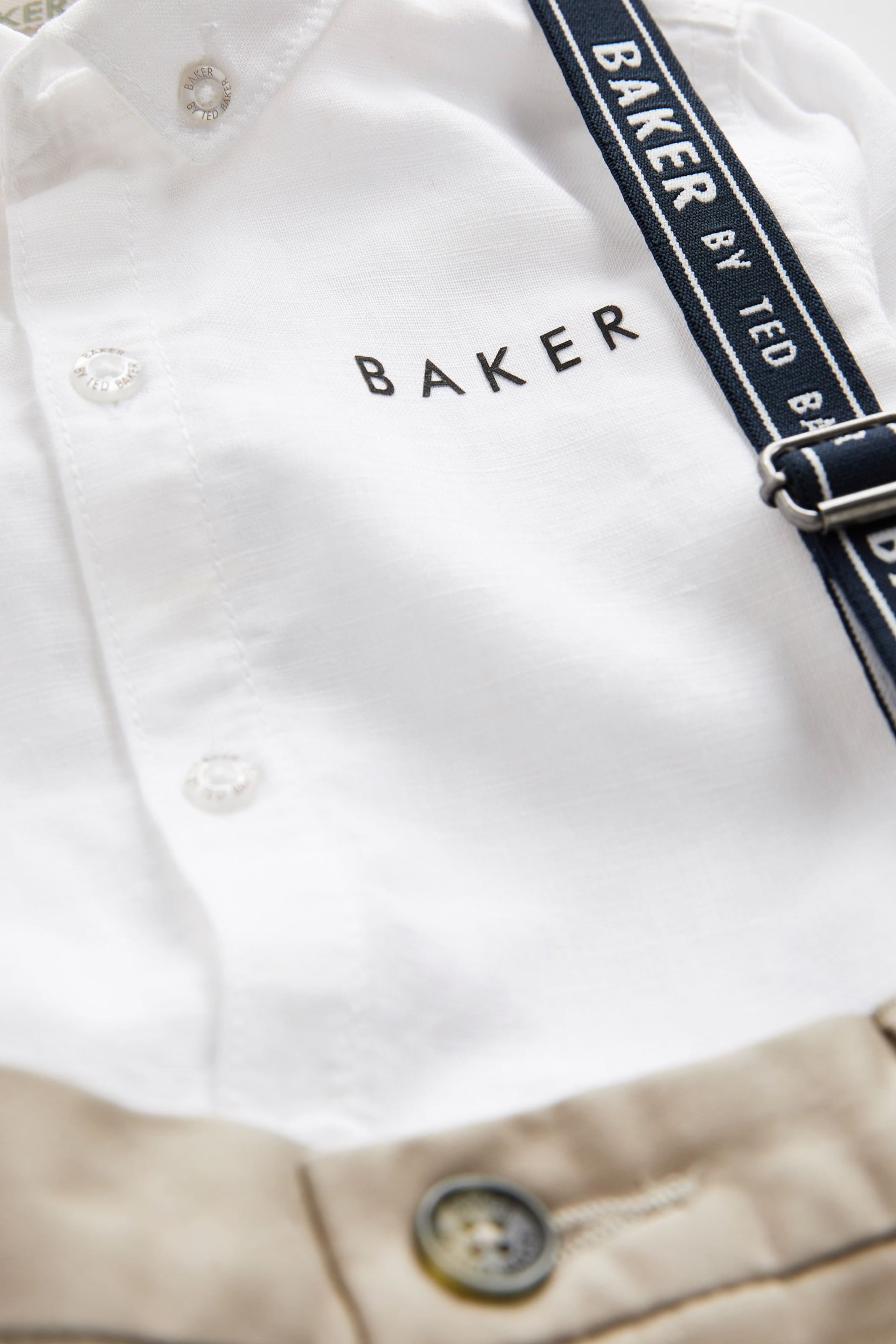 Baker by Ted Baker (3mths-6yrs) Shirt, Braces and Chino Set - Image 5 of 11