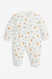 JoJo Maman Bébé Green 2-Piece Sleepsuit & Velour Jacket Set - Image 2 of 10