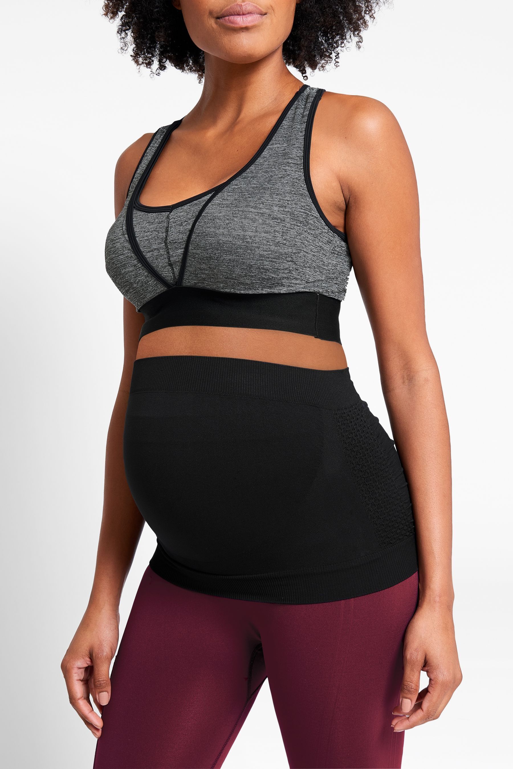 Buy JoJo Maman Bebe Black Seamless Support Workout Bump Band from Next Luxembourg