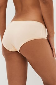 Black/White/Nude Short Cotton Rich Knickers 6 Pack - Image 4 of 11