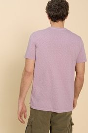 White Stuff Purple Abersoch Short Sleeve T-Shirt - Image 2 of 6