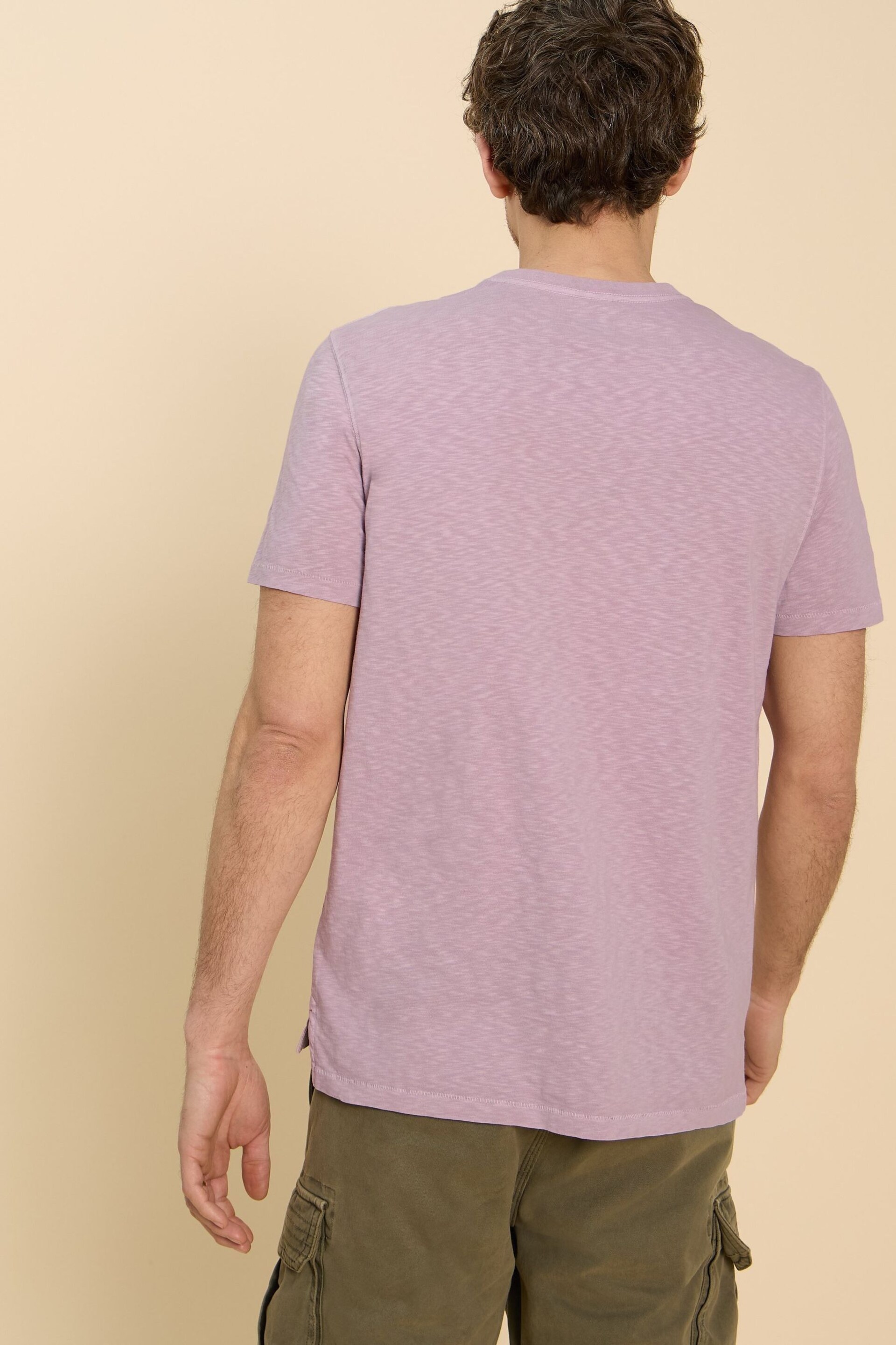 White Stuff Purple Abersoch Short Sleeve T-Shirt - Image 2 of 6